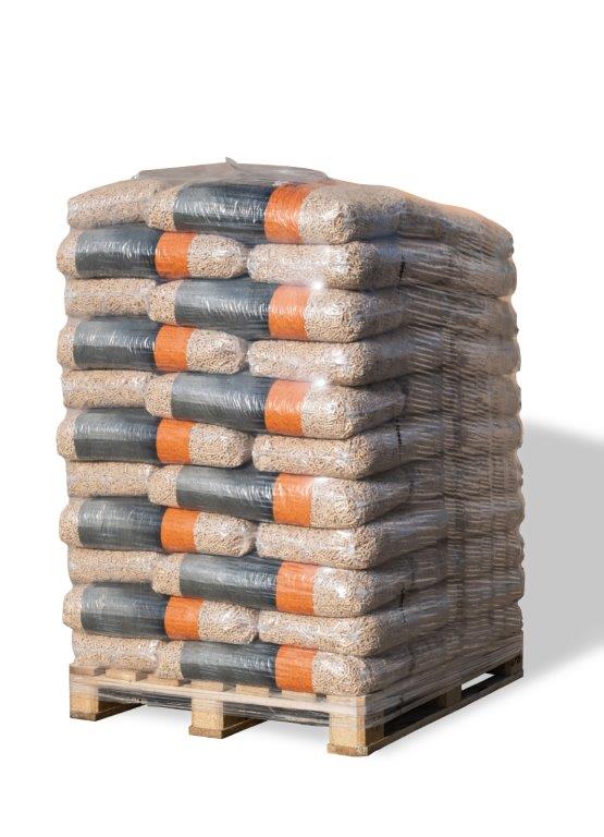 HS Timber Holzpellets Sackware 15kg Sack 66 Sack